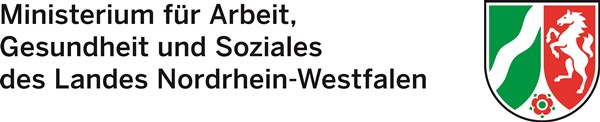 Ministerium für Arbeit, Gesundheit und Soziales des Landes Nordrhein-Westfalen (mit Wappen)